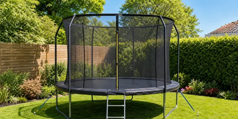 Trampoline met veiligheidsnet