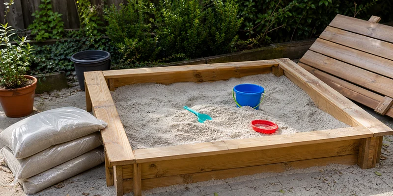 Zand voor de zandbak